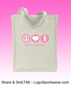 Breast Cancer Tote Design Zoom