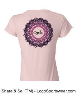 Cycle Circle Light Pink Design Zoom